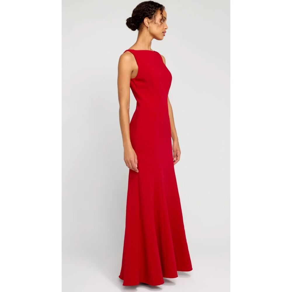 Lauren Ralph Lauren Mirhilt Gown in Red Size 8 - Picture 2 of 9